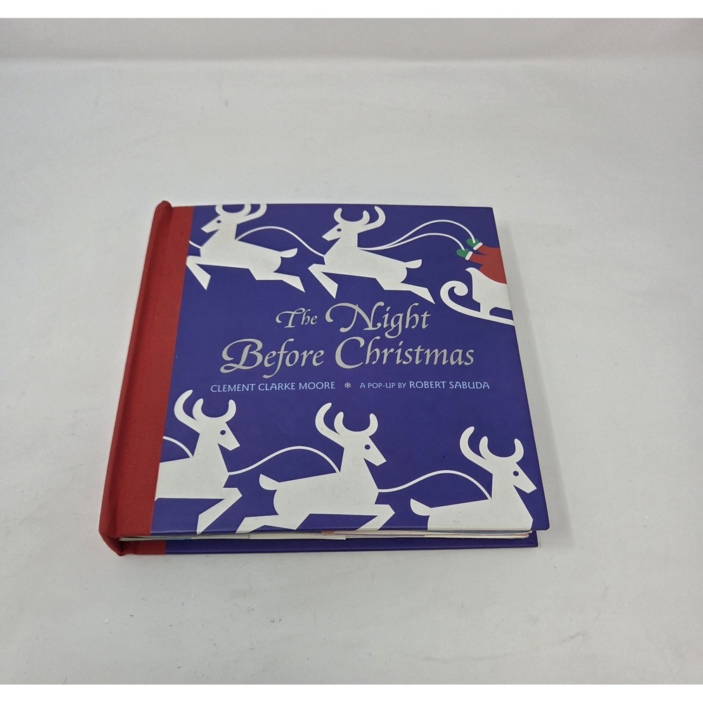 Night Before Christmas‎ Pop-Up Book Robert Sabuda 2002 First Edition Hard Back
